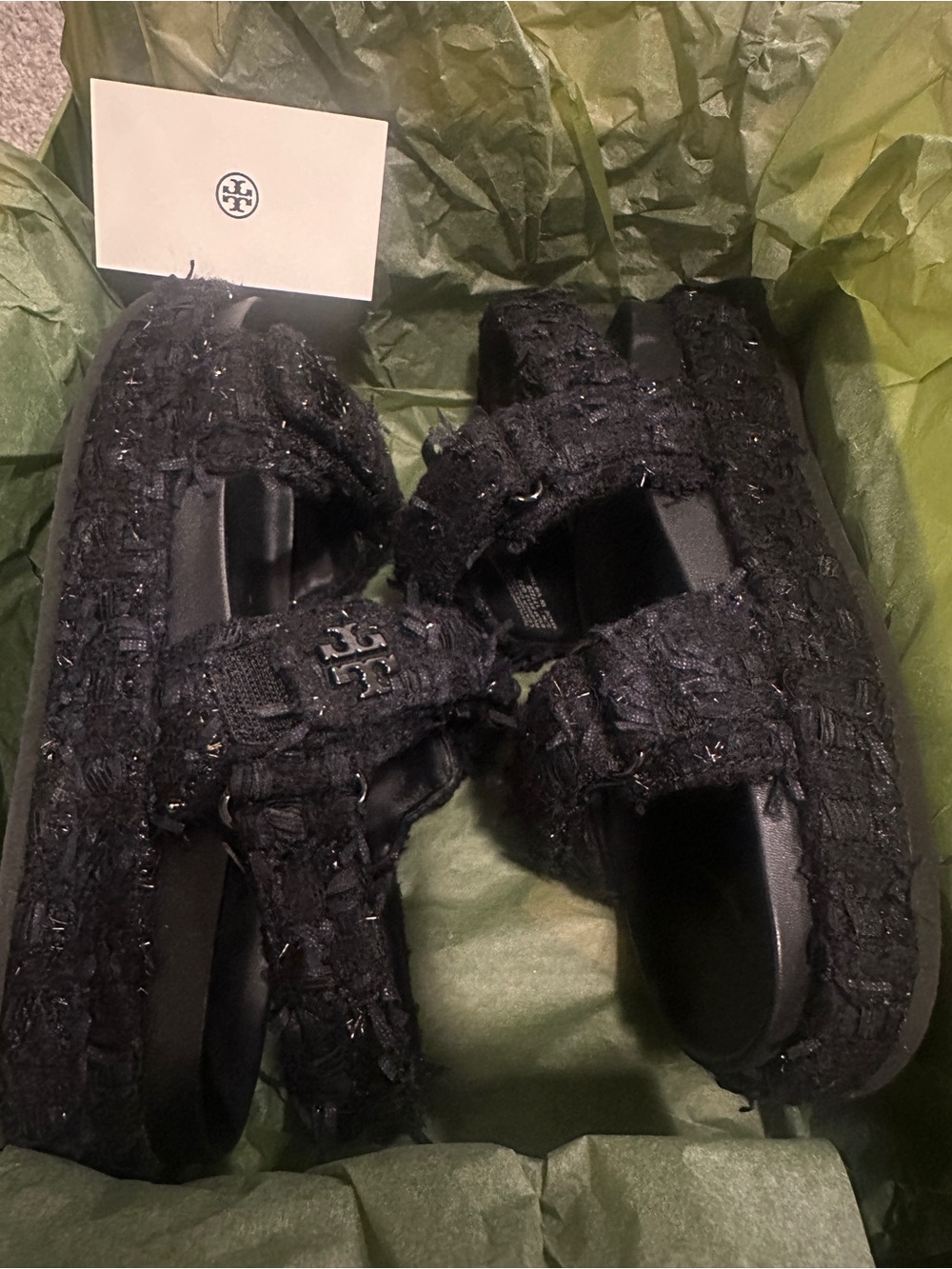 Tory Burch Midnight Navy and Olive Green Box Set - Picture 7 of 16